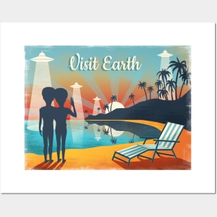 Visit Earth Posters and Art